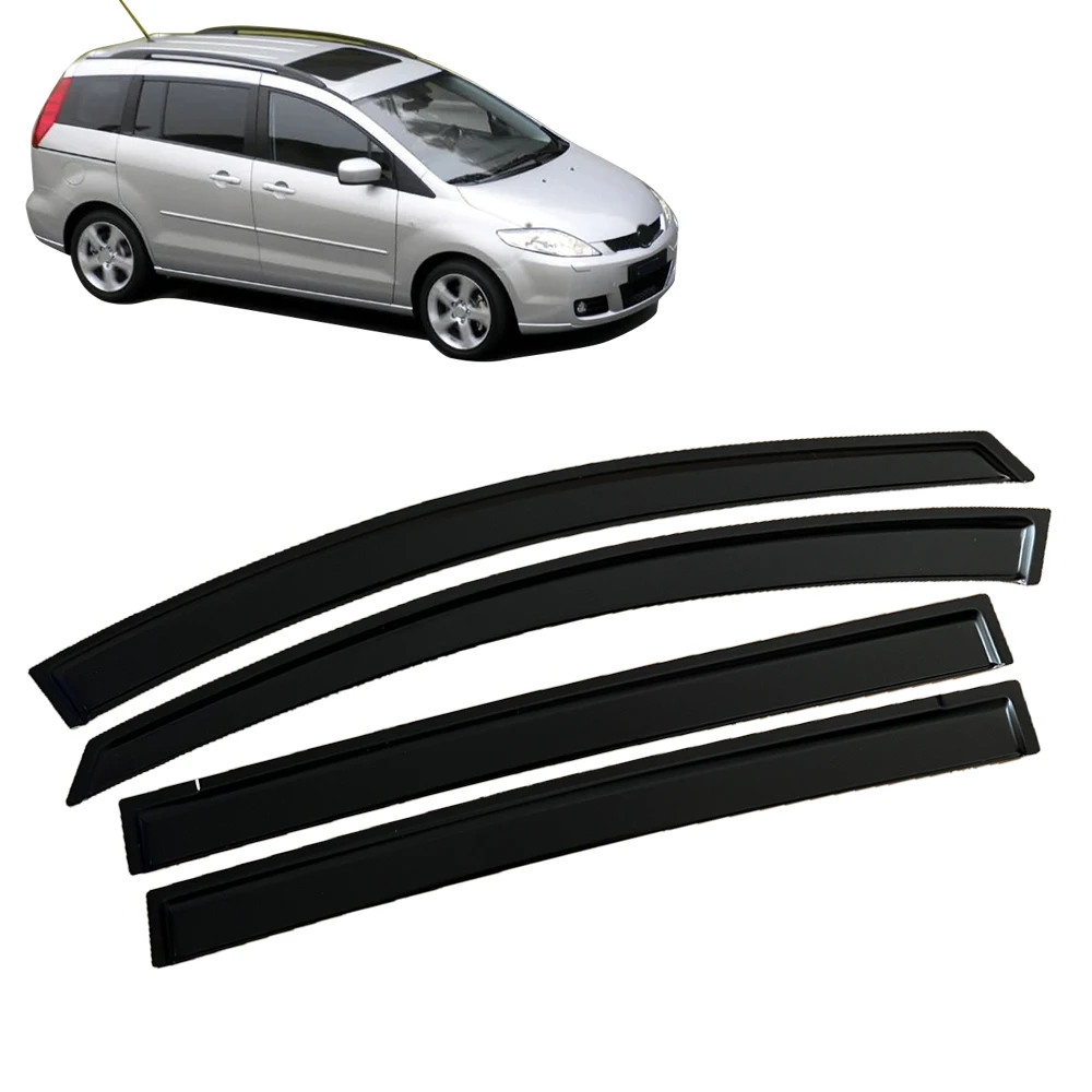 

Window Visor for MAZDA 5 Premacy CR 2005 2006 2007 2008 2009 2010-2018 Wind Deflectors Rain Guards Door Visor Shades Ventvisor