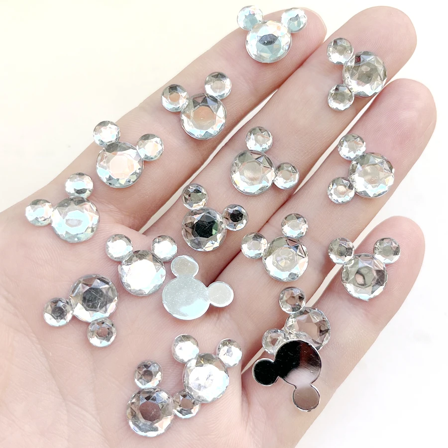 White animal shape Crystal Rhinestone diy jewelry Flat back decoration Scrapbook Wedding decoration Rhinestone 30pcs/lot