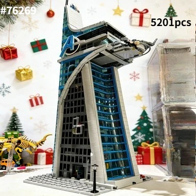 

Набор строительных блоков Hero Assembly Building 76269, совместимый с деталями Lego, подходит для рождественских подарков, 5201 деталь.