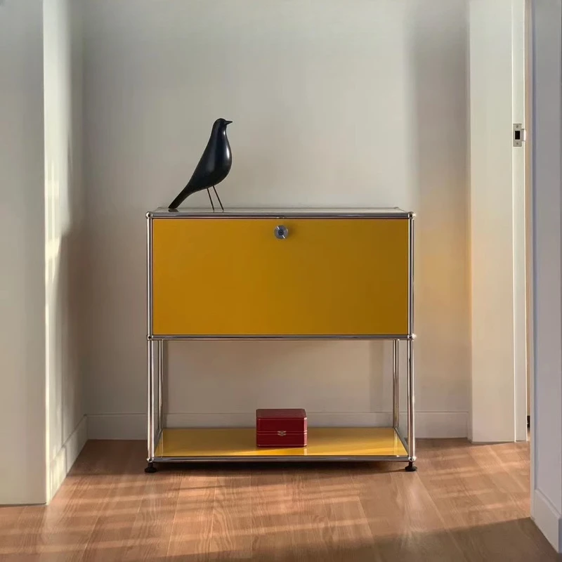 Cabinets, lockers, metal bedside tables