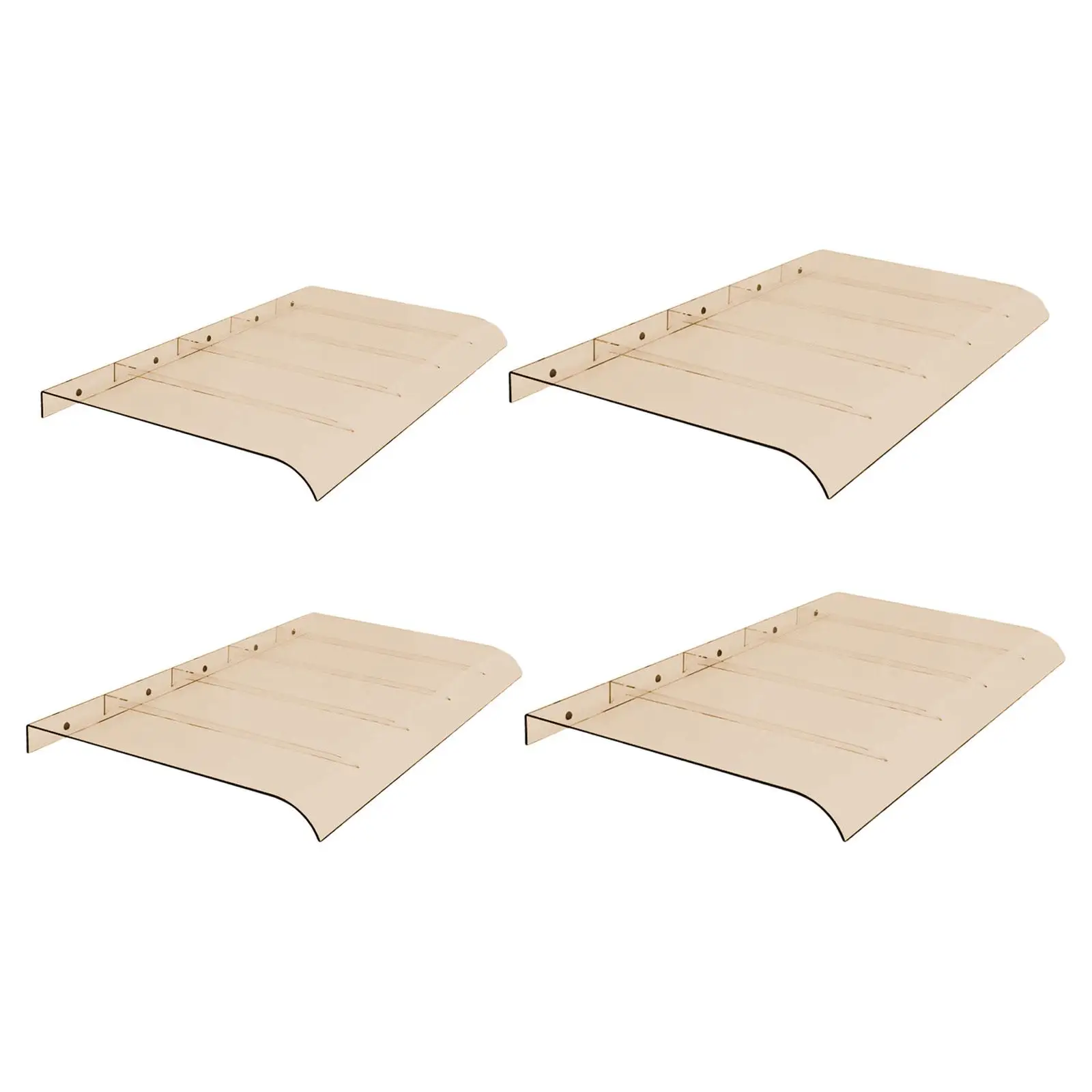 

Window Awning Door Canopy Impact Resistant Easy to Install Rain Snow Sunlight Protection for Patio Outdoor Front Door Garden