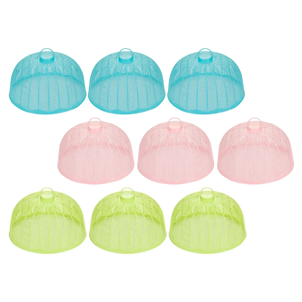 

Round Insect Vegetable Tray Covers Protective Film Small Dining Plastic Food Cover Food Dish Cover Ideal Housewarming Gift
