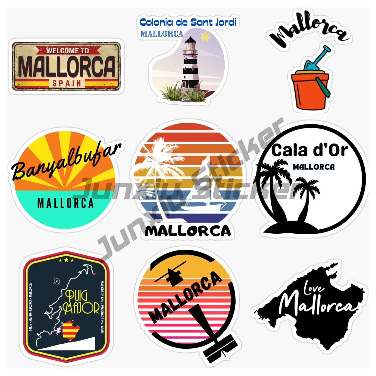 

Spain Mallorca Scenic Car Stickers Vinyl Self-adhesive Decor Decal