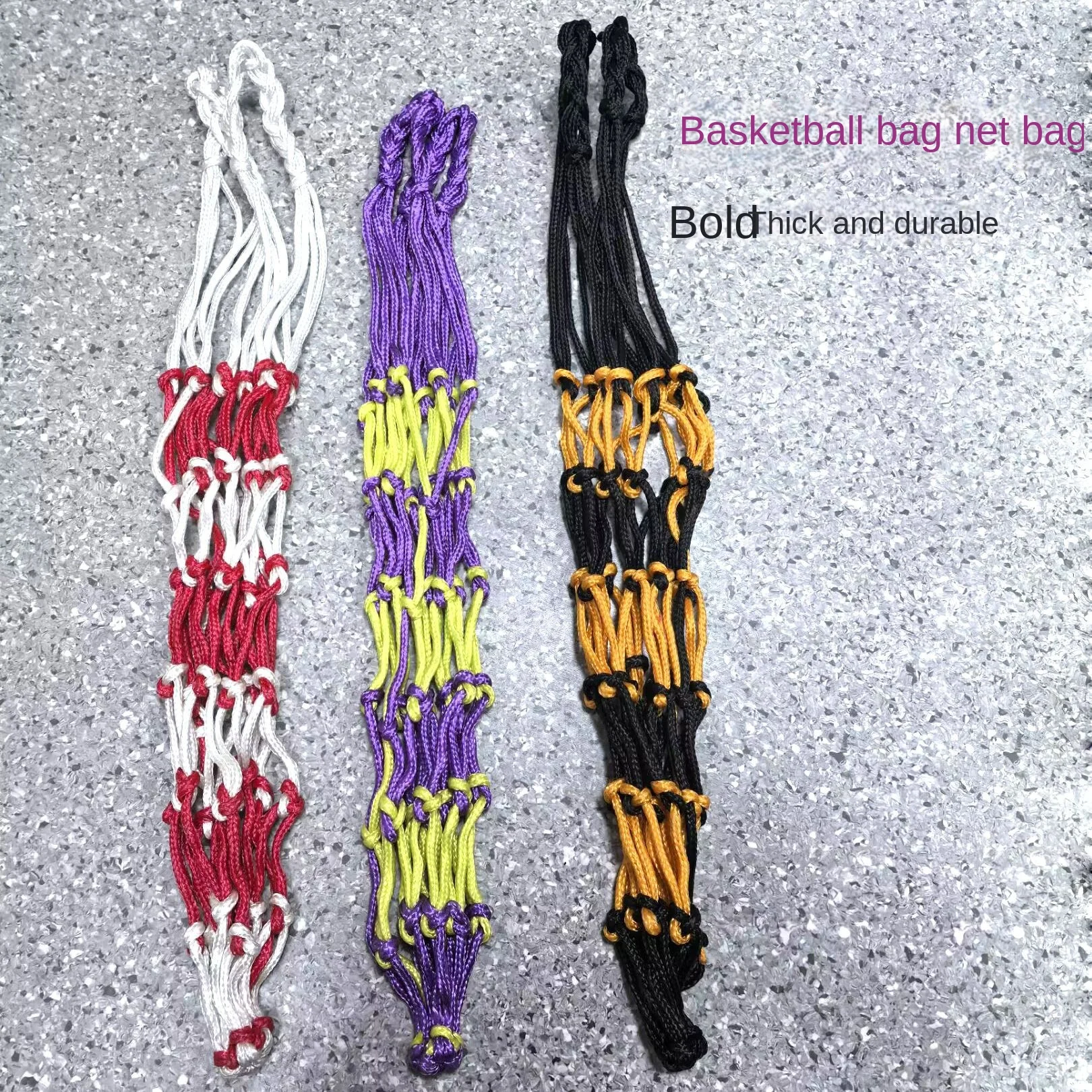 Saco de rede de basquete negrito saco de futebol saco de futebol saco de basquete tecido saco de armazenamento portátil