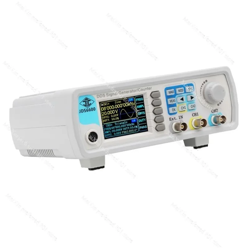 JDS6600 Dual channel programmable DDS function arbitrary waveform signal generator, pulse signal source frequency meter