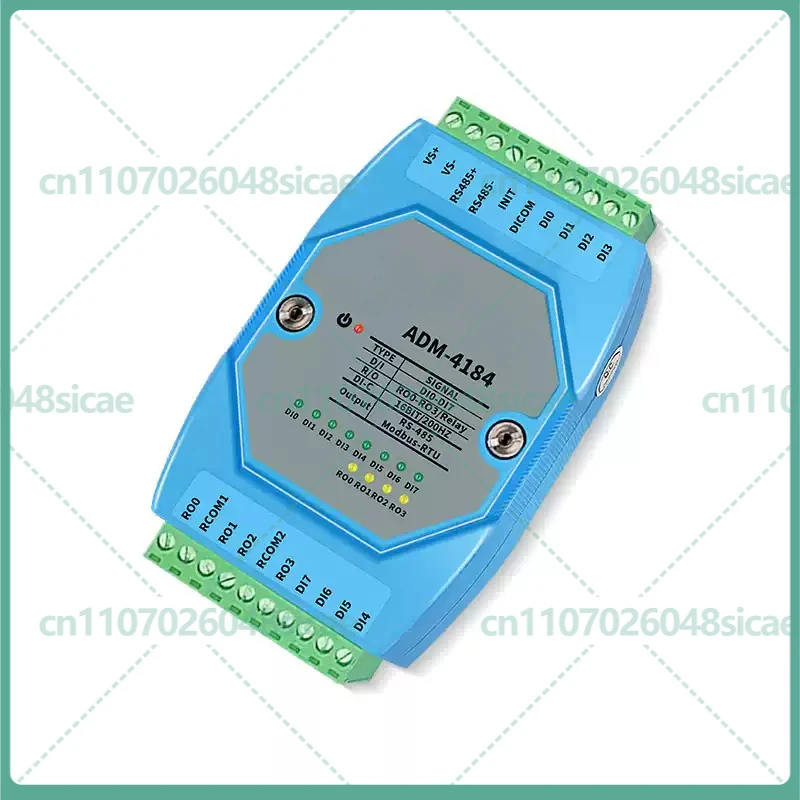 

FOR ADM-4184 8DI 4DO RS485 Modbus I/O Module 4 Relay Output