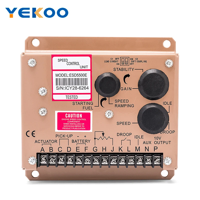 Generator Genset Electronic Speed Governor ESD5500E ESD5500 Control Unit Speed Controller