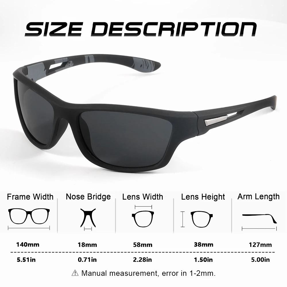 CRIXALIS 3PCS Outdoor Sport Sonnenbrille für Männer Anti-glare Radfahren Sonnenbrille Sonnenbrille Männliche Spiegel Brille Frauen UV400