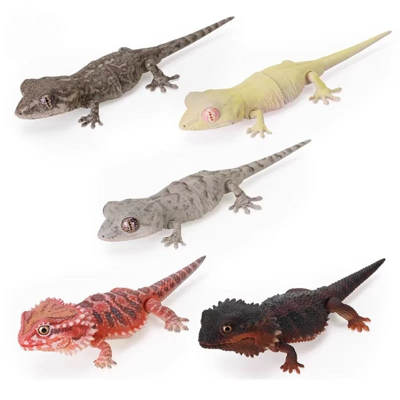 شخصية بانداي الأصلية غاشابون بيو دايزوكان اليابانية أبو بريص - نموذج سحلية التنين الملتحي، ألعاب واقعية قابلة للجمع للزواحف #6