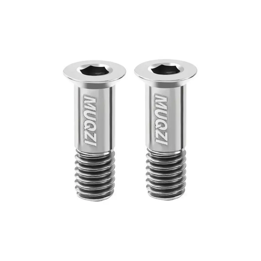 2PCS Titanium Alloy Rear Derailleur Jockey Wheel Screws Fixed Bolts Converting Transmission Rear Derailleur Pulley Fixing Bolts