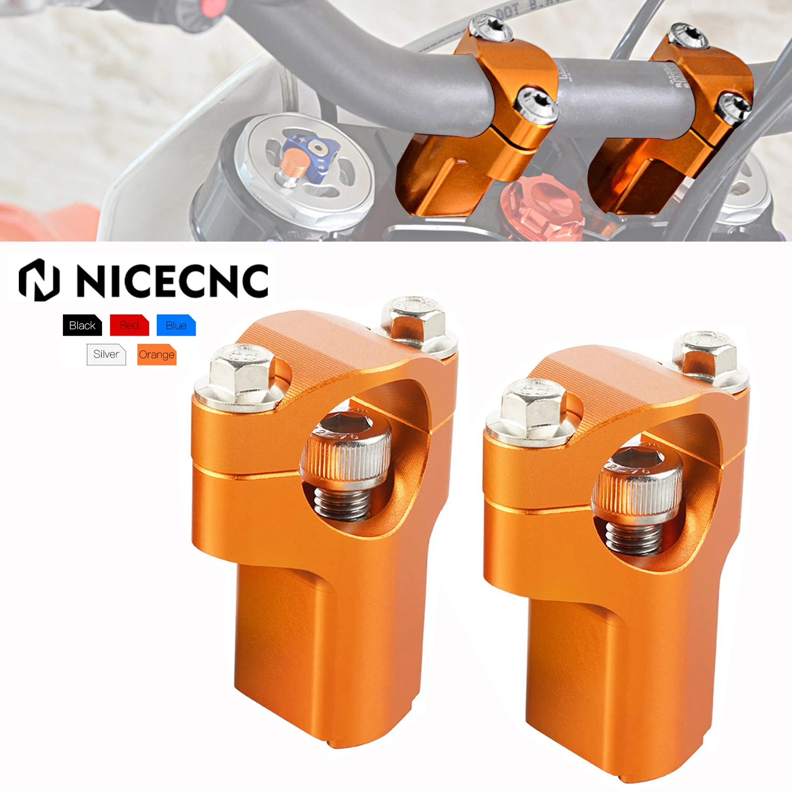 

1 1/8 "28 мм кронштейн для крепления руля для KTM 690 SMC Enduro R 1090 730 890 1290 Super Adventure R мотоцикла из алюминия