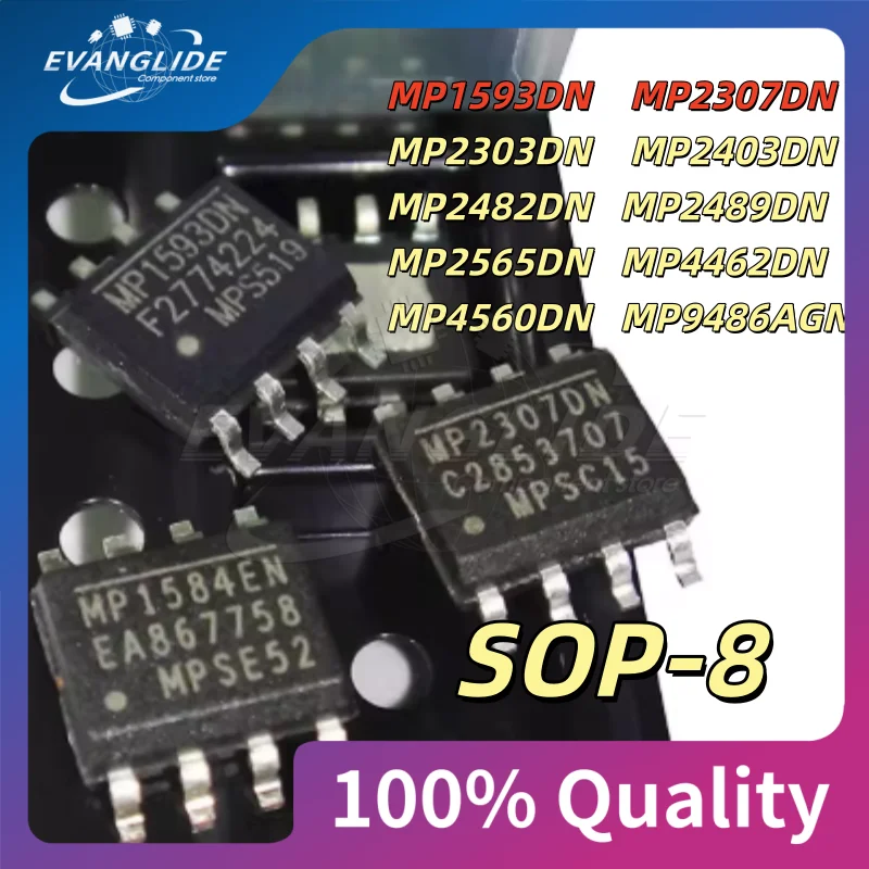 5 PCS/LOT MP2307DN SOP8 LED DRIVER DC-DC PMIC MP1593DN MP2303DN MP2307DN MP2403DN MP2482DN MP2489DN MP2565DN MP4462DN MP4560DN
