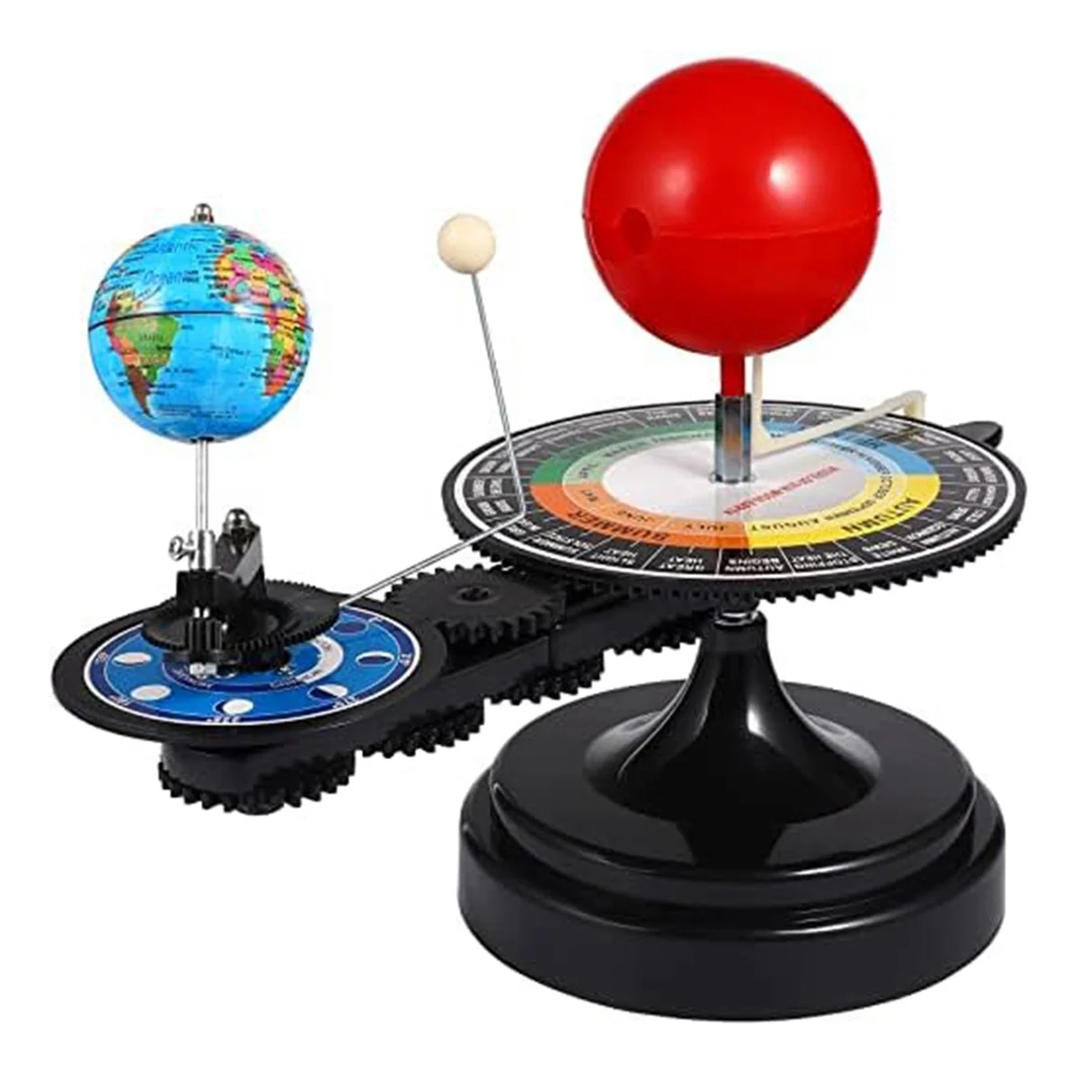 Solar System Model Kit- Earth Moon Revolves Around the Sun - Scientific Experiment Kit Teaching Model for Teens Students