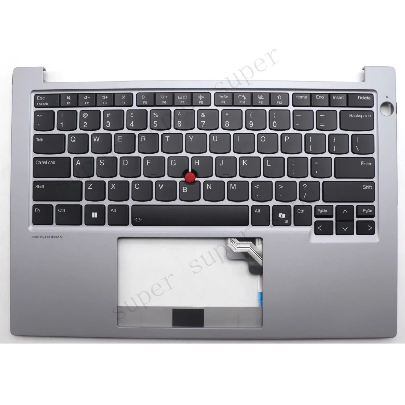 

S+ New Palmrest Upper Case C Cover US Backlit KB For ThinkPad E14 Gen 6 Laptop
