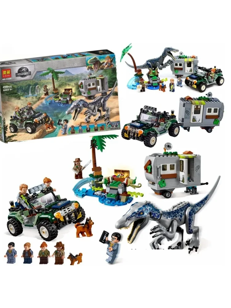 Miniso Disney Dinosaur Legoing 75930 Jurassic World Indoraptor Rampage At Lockwood Estate Model Building Blocks Toys Children