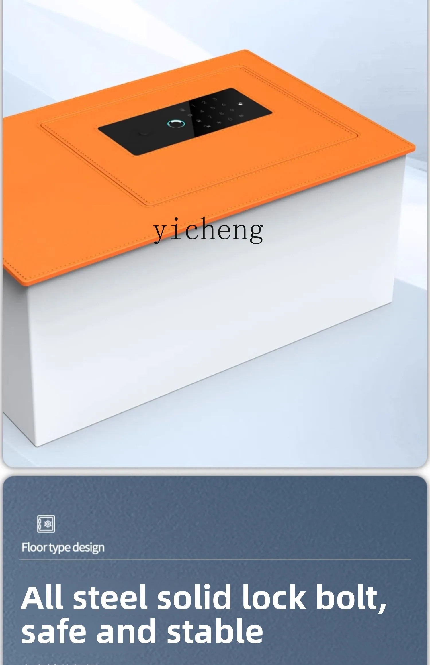 YFY  wardrobe flip-up safe household small invisible jewelry box embedded bluetooth fingerprint safe