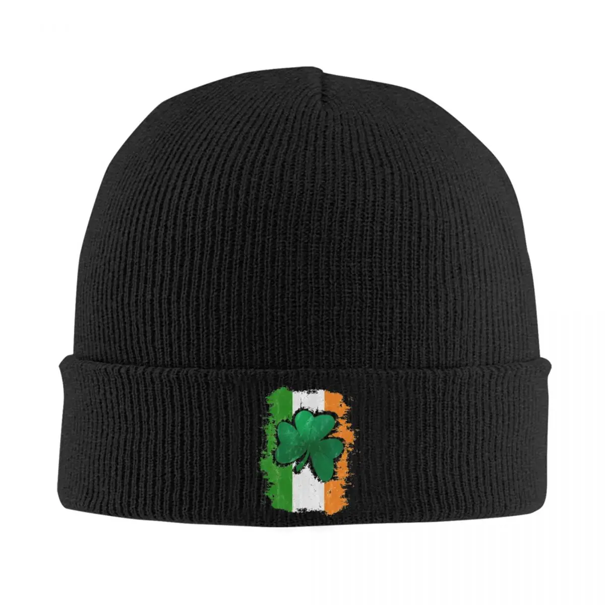 Ireland Irish Flag Bonnet Hats Knitted Hat Female Male Vintage Warm Beanie Hats Winter Kpop Design Caps