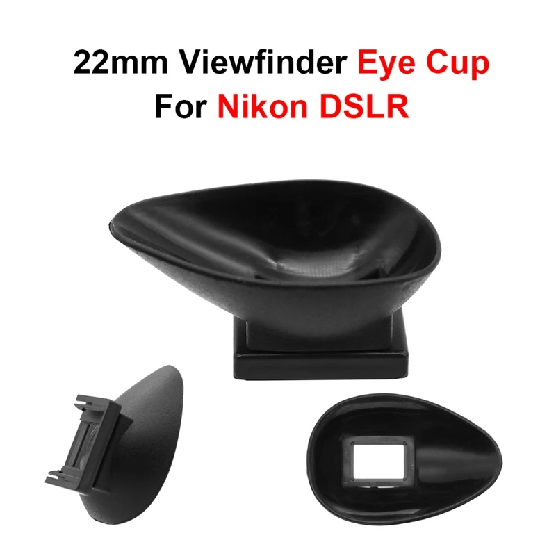 22Mm Viewfinder Eyepiece Eye Cup For Nikon DSLR Camera D750 D610 D600 D90 D80 D70 D7200 D7100 D7000 F50 F60 F70 F75 Etc.