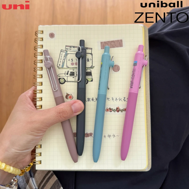 Japan Uniball ZENTO Series Gel Pens,Various colors 0.5/0.38mm Fine Point Ultra Black Smooth Writing for Journaling& Note Taking