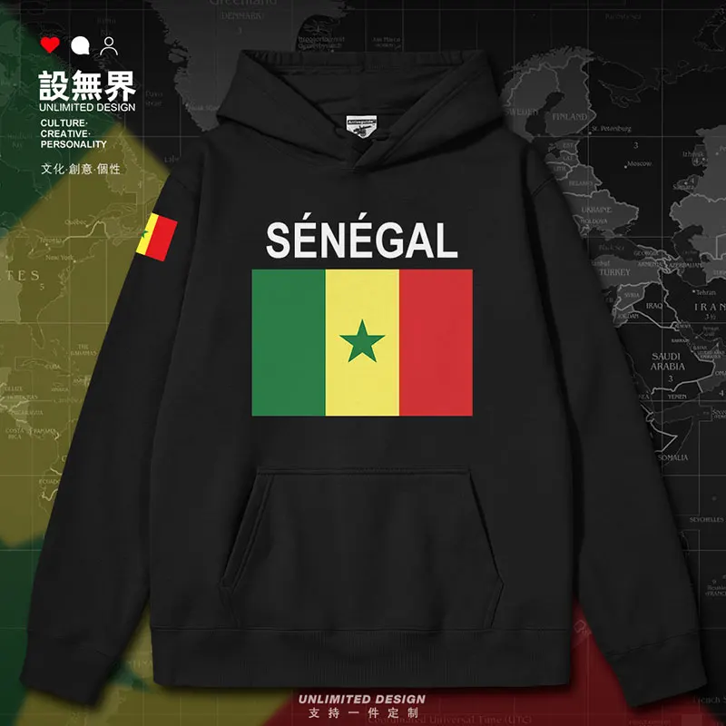 

Senegal Country mens hoodies sporting Coat sweatshirt crewneck sweatshirt winter white long sleeve men autumn winter clothes