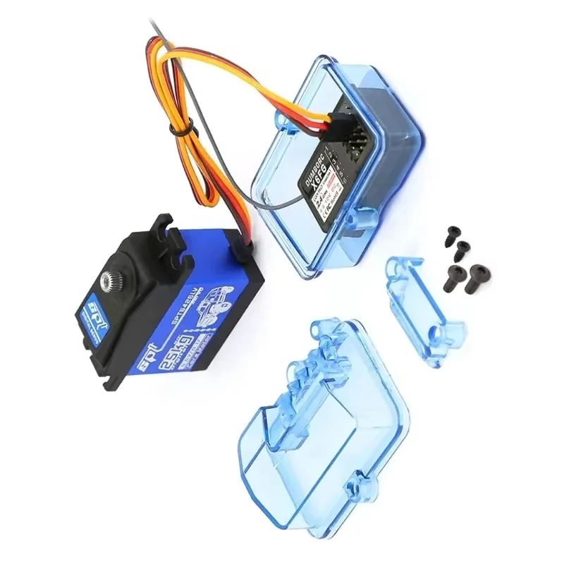 Remote control model car RC sealed transparent receiver waterproof box scx10 D90 Ring Strange 727 Thunder Devil