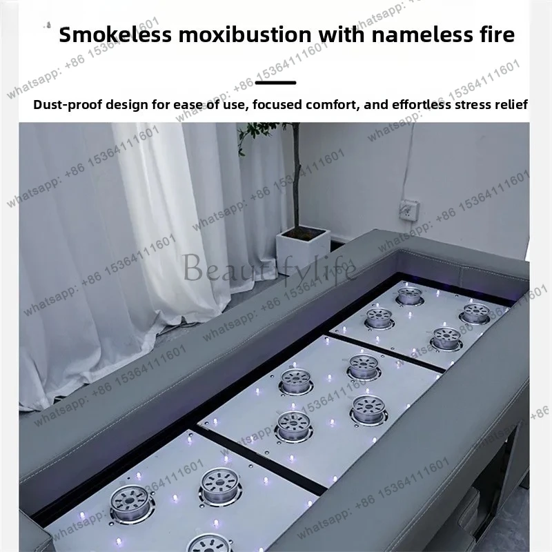 Intelligent Fully Automatic Smokeless Multifunctional Steaming High-end Hair Washing Bed Water Circulation Health Care