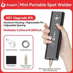 Awgem Portable Spot Welder DIY Handheld Spot Welding Machine 11 Gears Adjustable Spot Welding for 18650 Lithium Battery