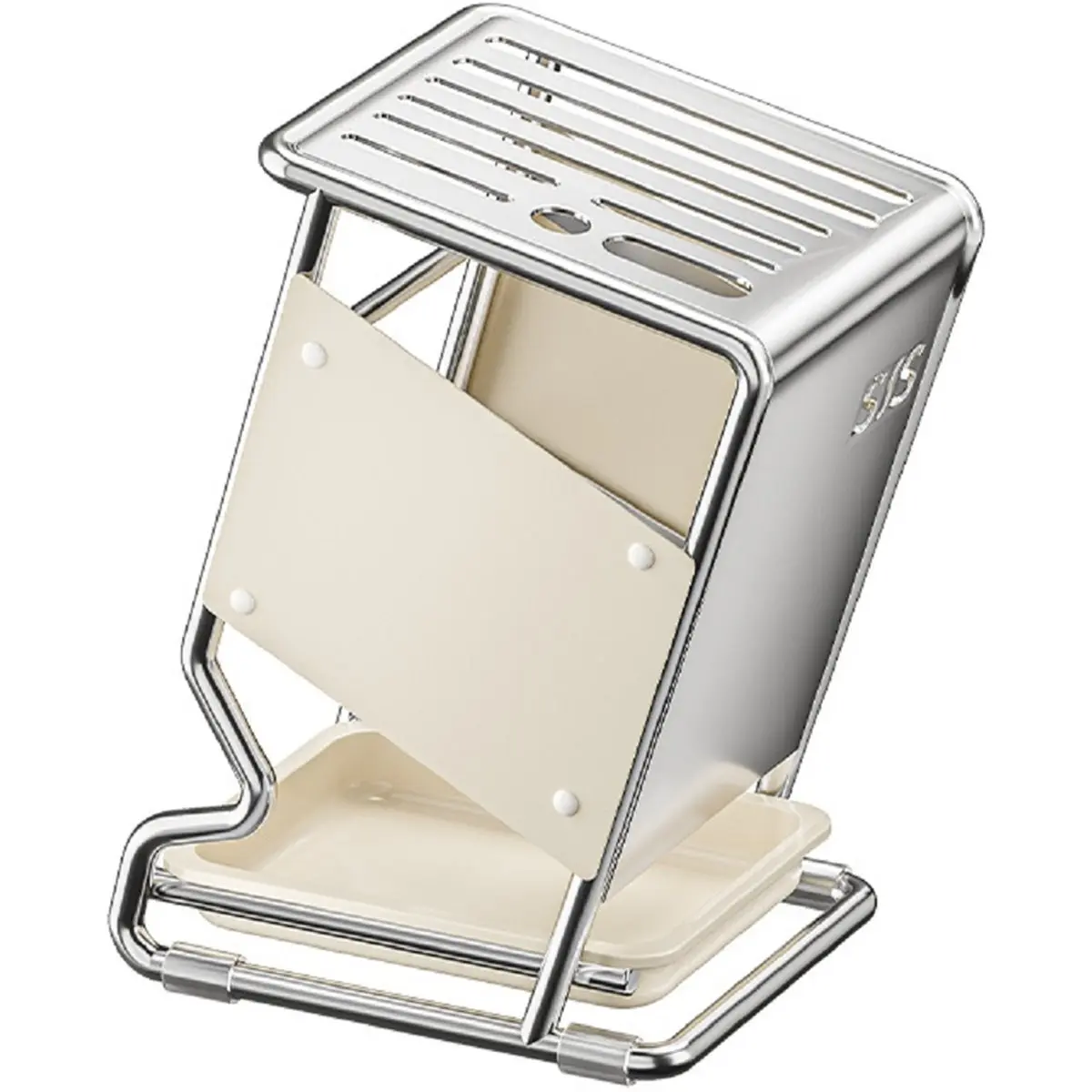 2026 New Stainless Steel Kitchen Knifeholder Storage Rack Countertop New Multifunctional Knifeintegrated