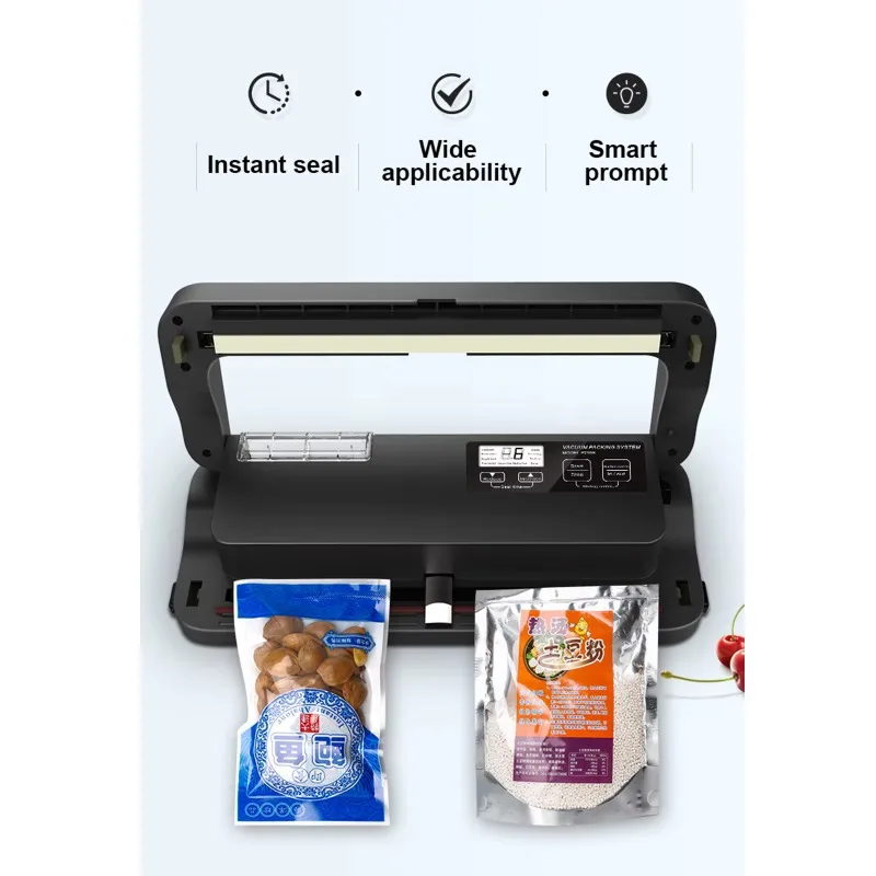 Heißer Verkäufer Elektrische Küche Vakuumiermaschine Lebensmittelsparbehälter mit einfach zu bedienenden Vakuumversiegelungstasten
