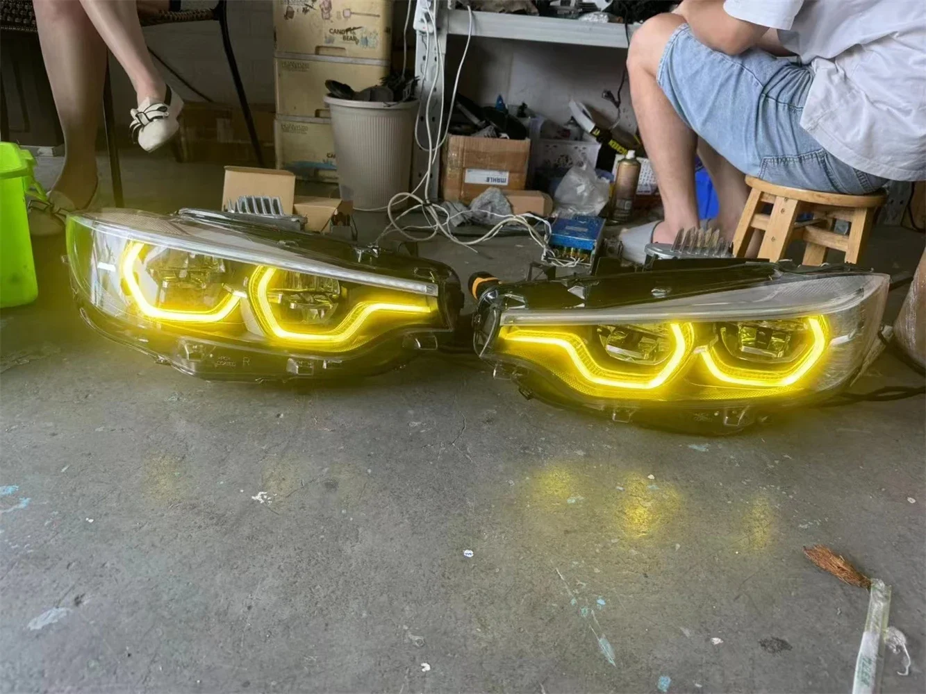 LED Headlight Assembly For BMW 4 series modified new style Turn Signal Car Accessories