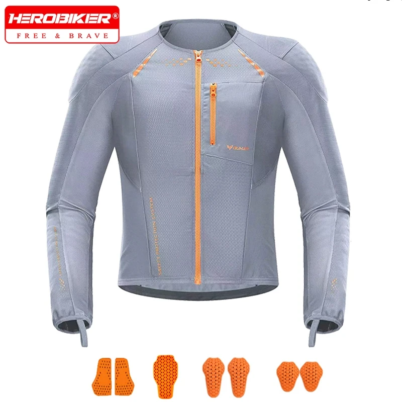 

Unisex Breathable Soft Mesh Motorcycle Riding Clothes With Protective Padding Fall Prevention Motocross Wear Outdoor Motocycle