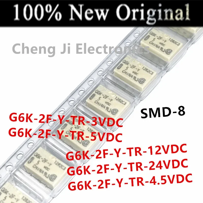 

10PCS/Lot G6K-2F-Y-TR-3VDC、G6K-2F-Y-TR-4.5VDC、G6K-2F-Y-TR-5VDC、G6K-2F-Y-TR-12VDC、G6K-2F-Y-TR-24VDC New original signal relay