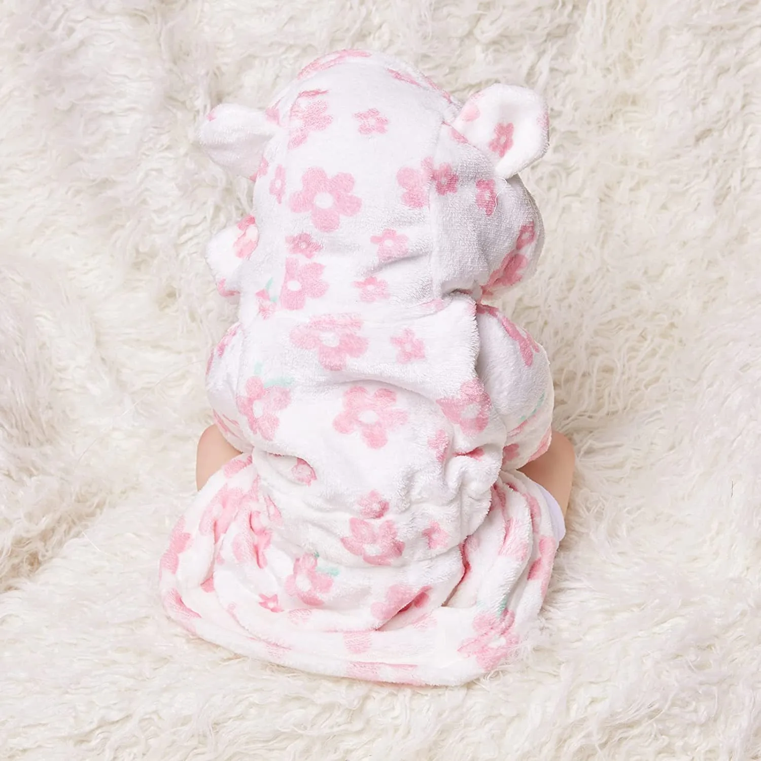 Muñeca Reborn de silicona suave de 22 pulgadas, pelo de Mohair implantado a mano, muñeca de piel pintada a mano, puede tumbarse ZH81012