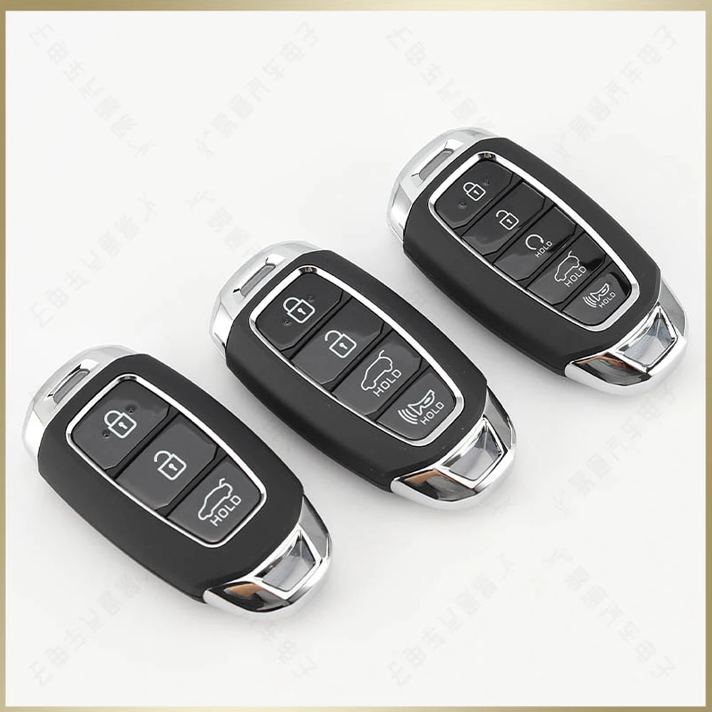 3/4 Buttons Smart Remote Key Shell For Hyundai i30 Ix35 Encino Azera Solaris Kona Encino Solaris Replacement Key Shel