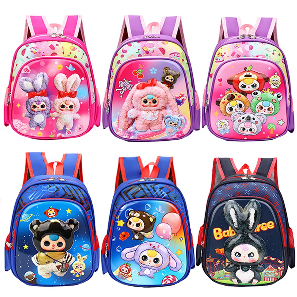 

Cartoon Cute Kindergarten Kids' Backpacks Fashion Trend Comfortable Breathable Waterproof Large Capacity Boys Girls School Bags