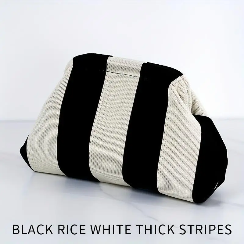 Polyester-Kosmetiktasche mit großer Kapazität, atmungsaktivem Stoff für tägliche Reisen, Einkäufe, lässige Colorblock-Tasche – Detail 2