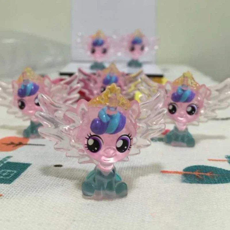 Hasbro My Little Pony Baby Flurry Heart Wind Snow Yummy Princess Girl Doll Winged Pony Model Very Very Small