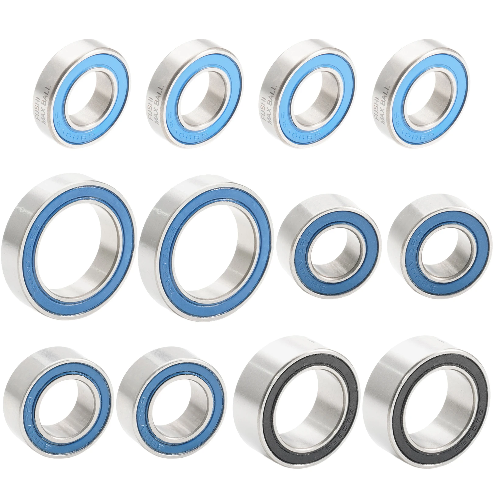 12PCS Fahrrad Radnabe Lager Kit MAX Lager Bike Pivot Chrom Stahl Für Schiene 2020-2025 Gestänge fahrrad Rahmen Systeme Set