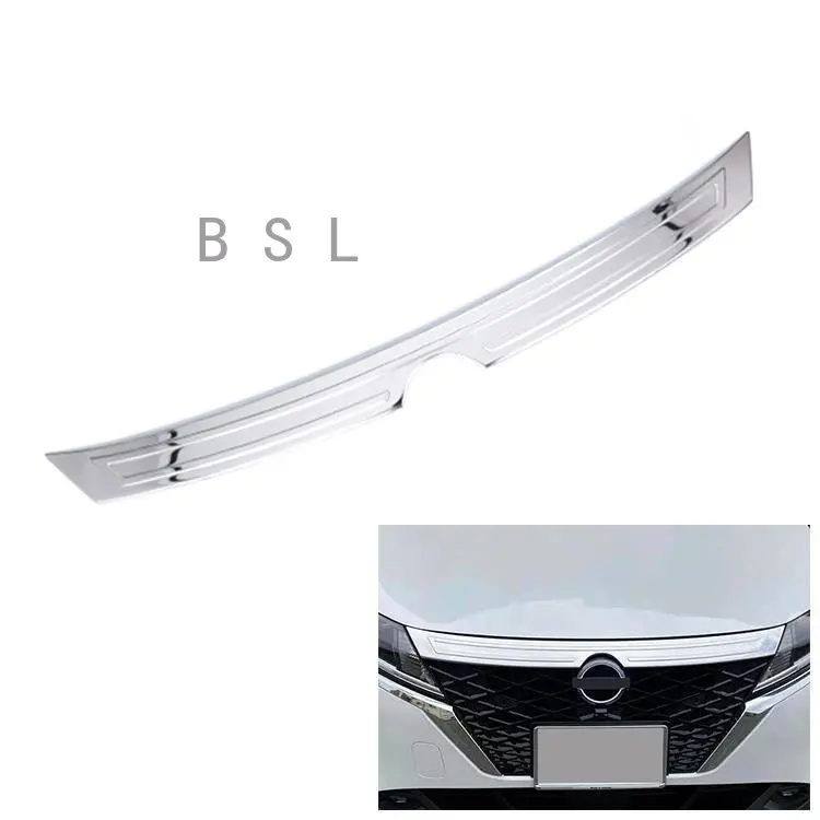 

car garnish cover For Nissan Note E13 2019-2022 front engine Machine grille upper hood stick lid trim hoods