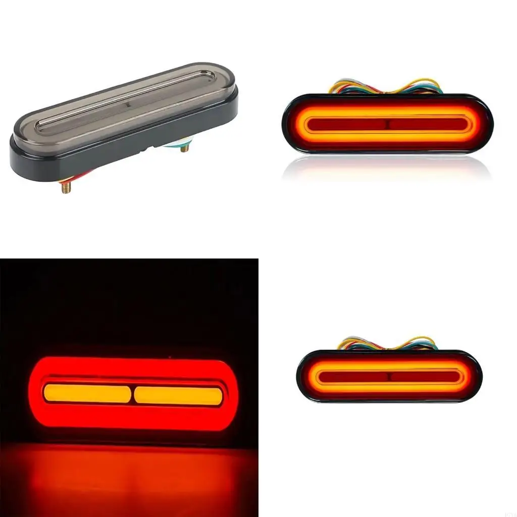 Strong 60 LED Motorcycle Tail Light Having soft Cover And Shock Absorbing Circuit D7YA