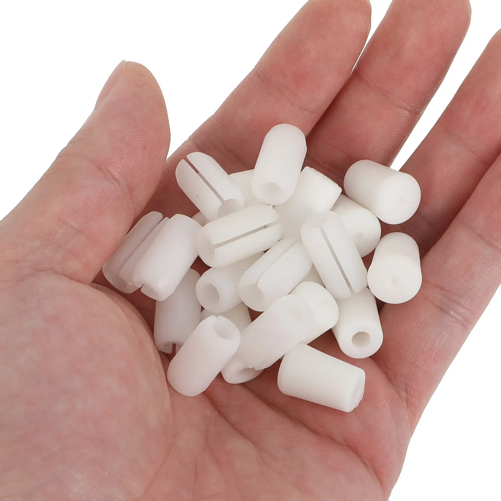 60Pcs Sink Rack Feet White Kitchen Sink Bottom Protector Plastic Feet Replacement Protective Parts for Wire Rack Grid