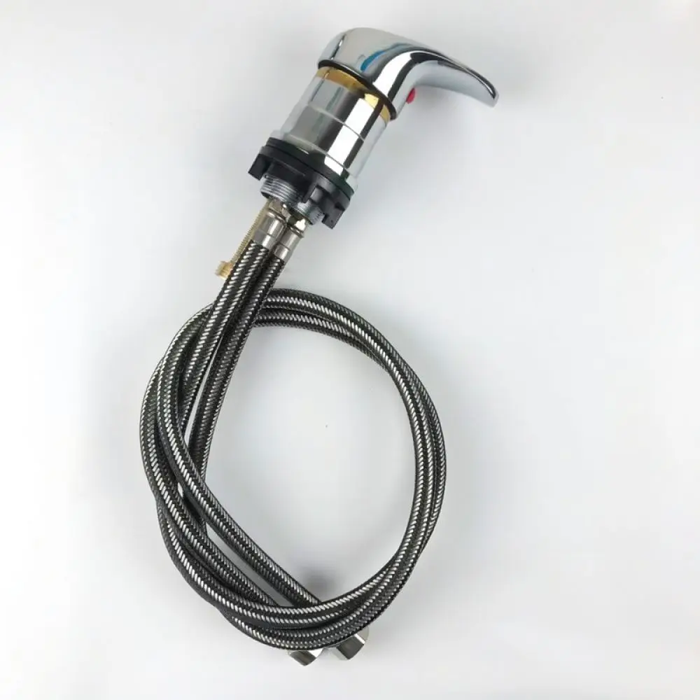 Hairdressing Basin Water Faucet Mixer Valve For Sip Hair Salon Equipment Replacement Parts Durable Zinc Alloy Basin Tap Unit