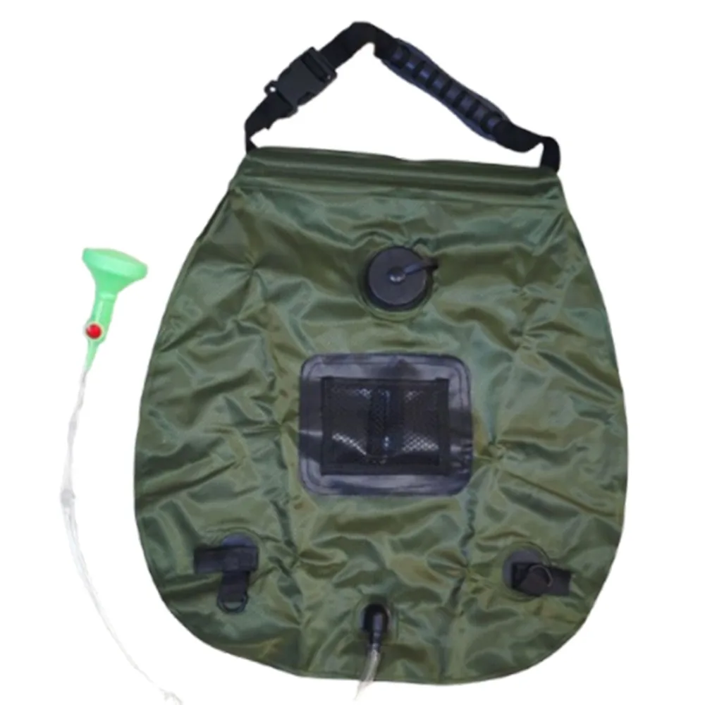 

Foldable Solar Shower Bag 20L Water Storage Water Shower Bags Solar Heating ON-Off Switch Hydration Bag Swimming