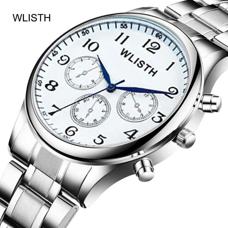 

Мужские часы премиум-класса, кварцевые наручные часы, хронограф, водонепроницаемые часы для мужчин, роскошные часы, Reloj relogios mascul