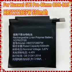 HB572728EFW 530mAh New High Quality Battery For Huawei GT3 Pro GT3Pro 46mm ODN-B19 Smart Watch
