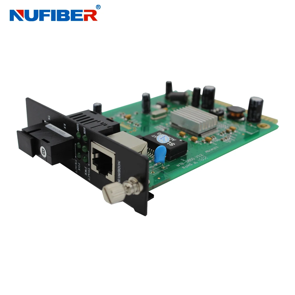 16 Slots Chassis 100M 1000M Card Type Network Net Management Fiber Media Converter Price