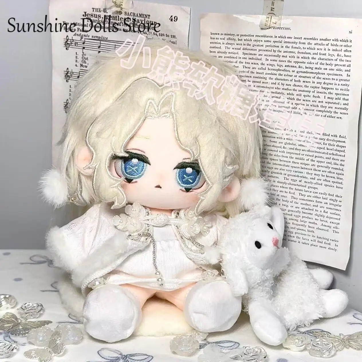 

Evelyn Mora Evelyn Mora Game Kawaii Plush Doll Body Dress Up Stuffed Plushie Toys Figures Plushies 20cm Cosplay Xmas Gift