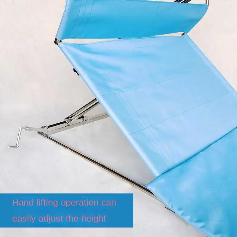 1Pcs Foldable Bedridden Elderly Hand Rock Back Rest Support Hemiplegia Patient Bed Nursing Care Height Adjustable Backrest