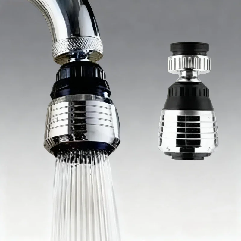 360 Degree Rotating Kitchen Faucet Sprayer Head, Water Saving Faucet Filter , Stainless Steel Universal Adapter Nozzle