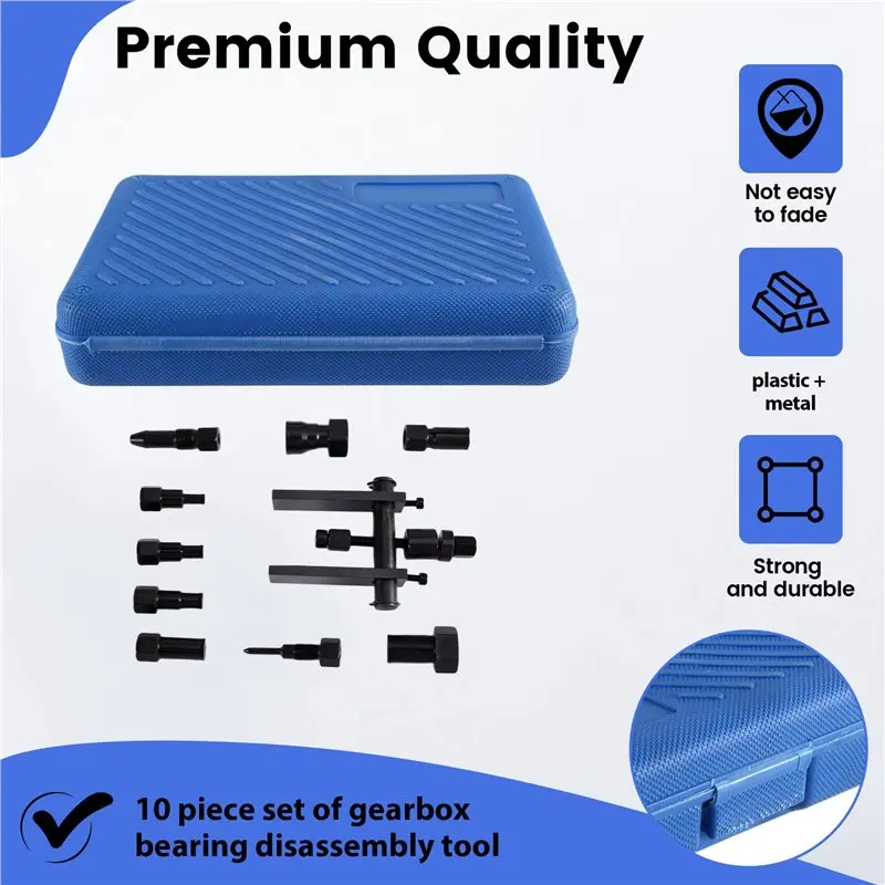 Inner Bearing Removal Tool Motorcycle Blind Internal Inner Insert Inside Bearing Extractor Puller Tool 10Pcs-A54R